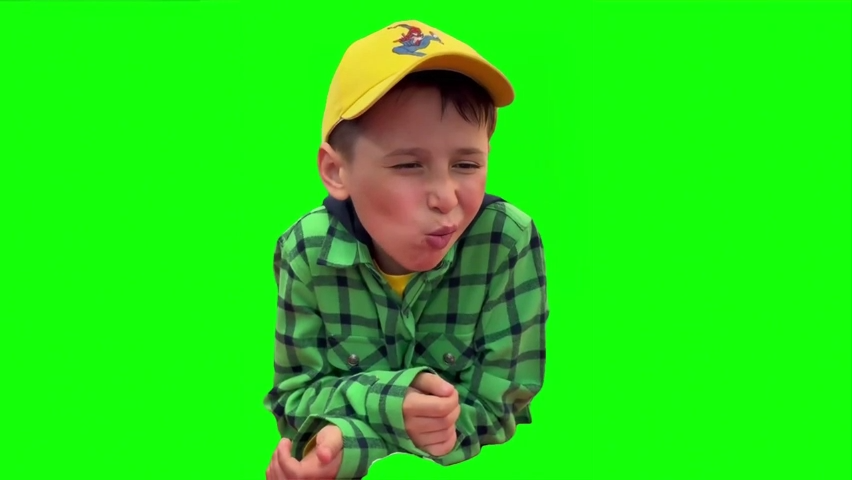 Kid Chewing Green Screen Memes Download