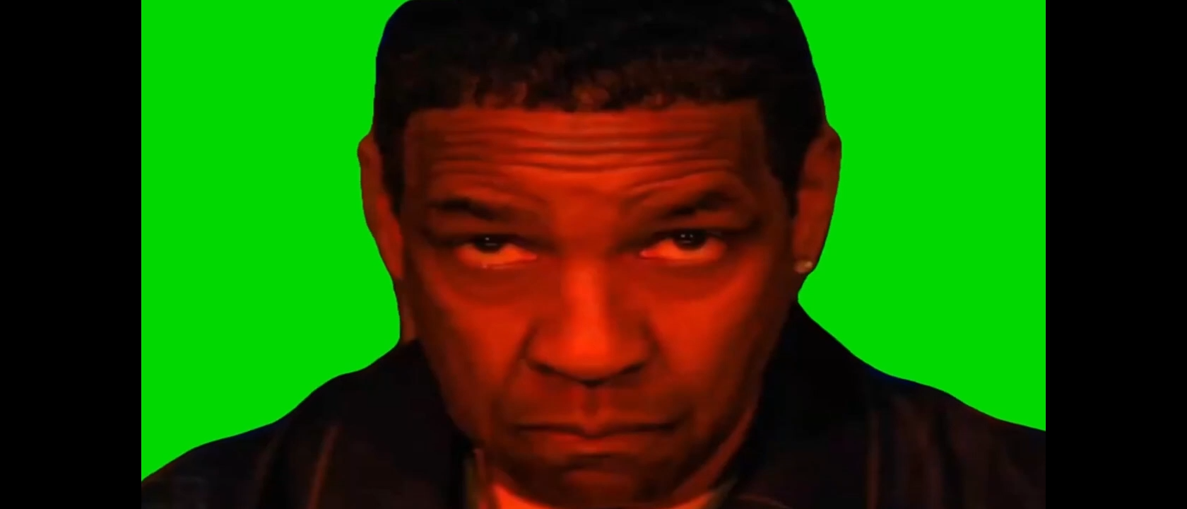 Denzel Looking Up Angry Green Screen Meme Video Download