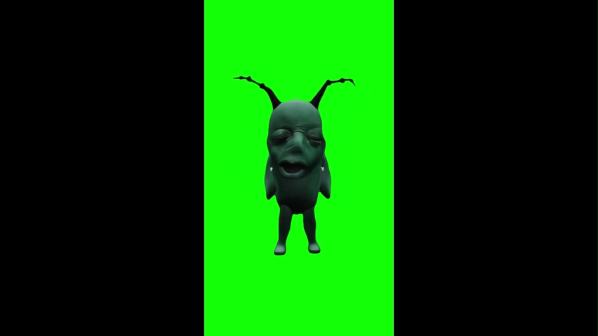 Plankton Don't Hide Green Screen Memes Download